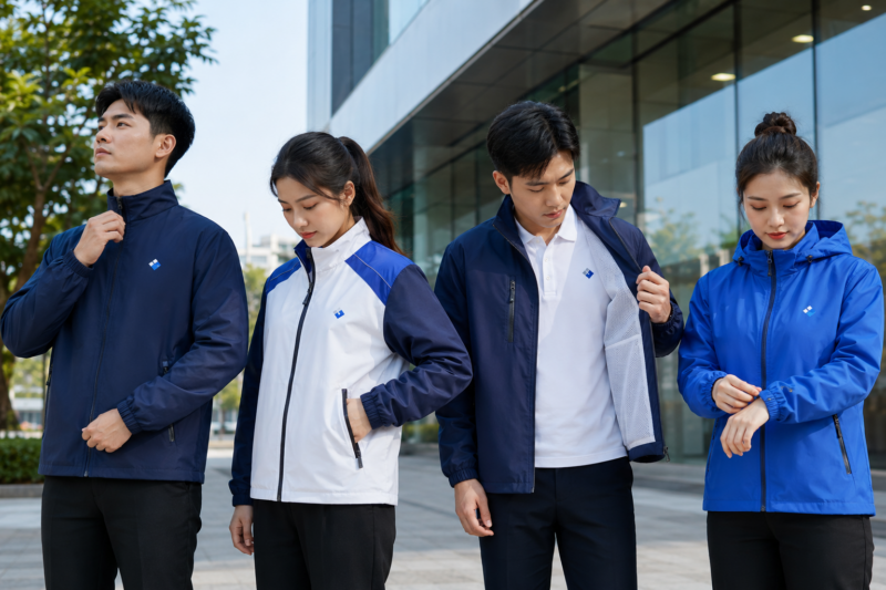 Mẫu áo khoác đồng phục công ty