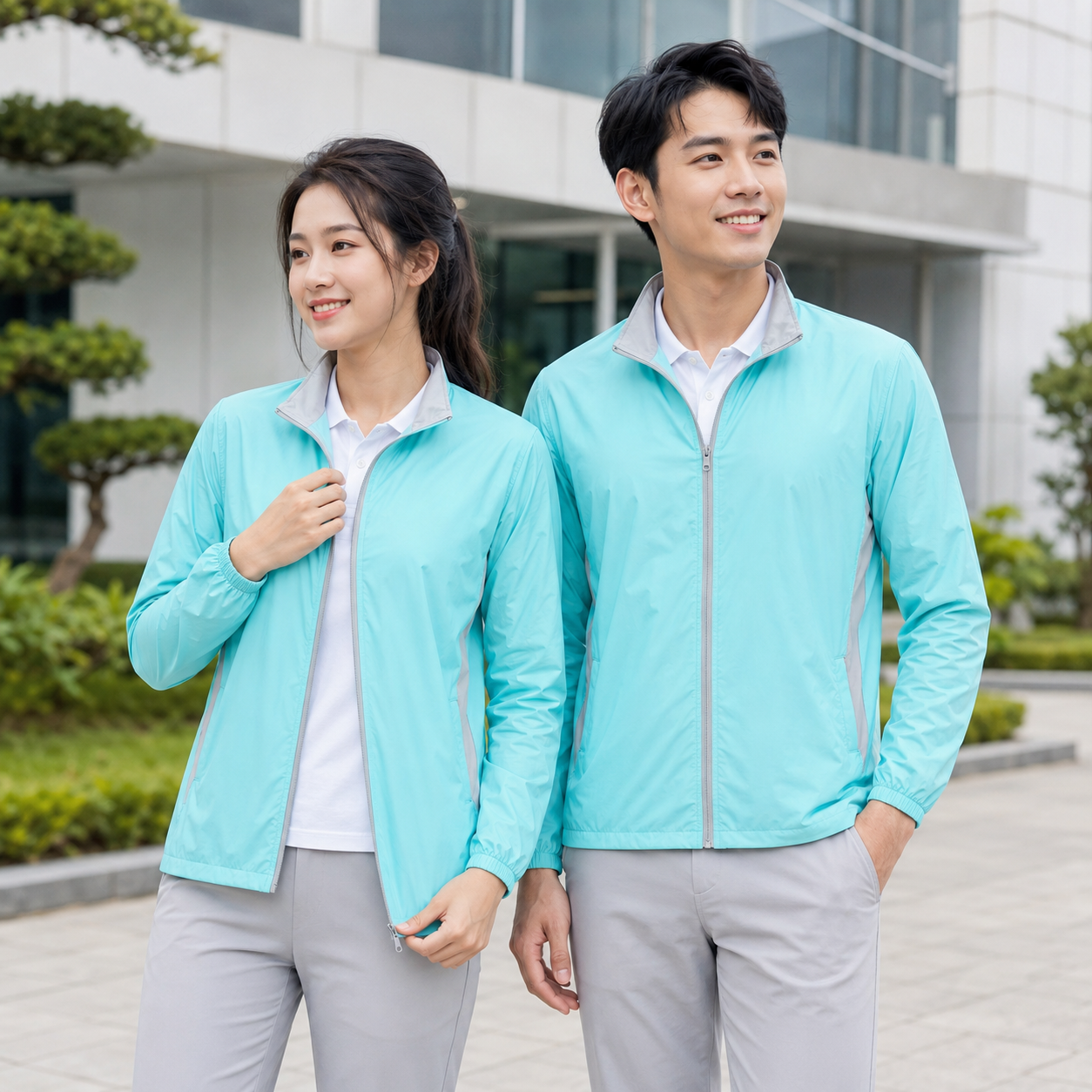 Mẫu áo khoác gió đồng phục 1 lớp Mẫu áo khoác gió đồng phục 1 lớp