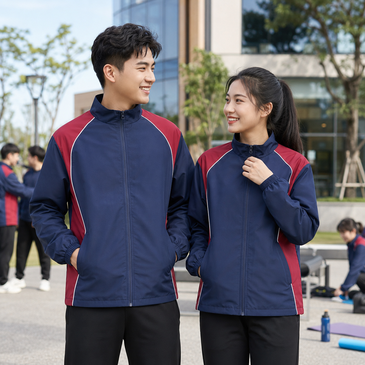 Mẫu áo khoác gió đồng phục câu lạc bộ Mẫu áo khoác gió đồng phục câu lạc bộ