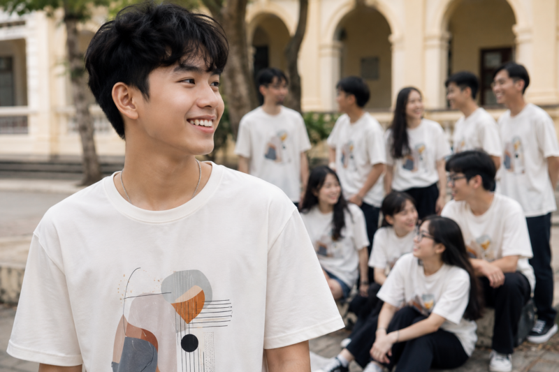Mẫu áo lớp chụp kỷ yếu