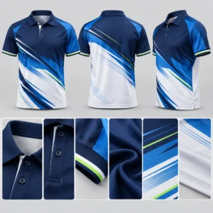 Mẫu áo polo CLB in chuyển nhiệt Running Club - chi tiết sản phẩm
