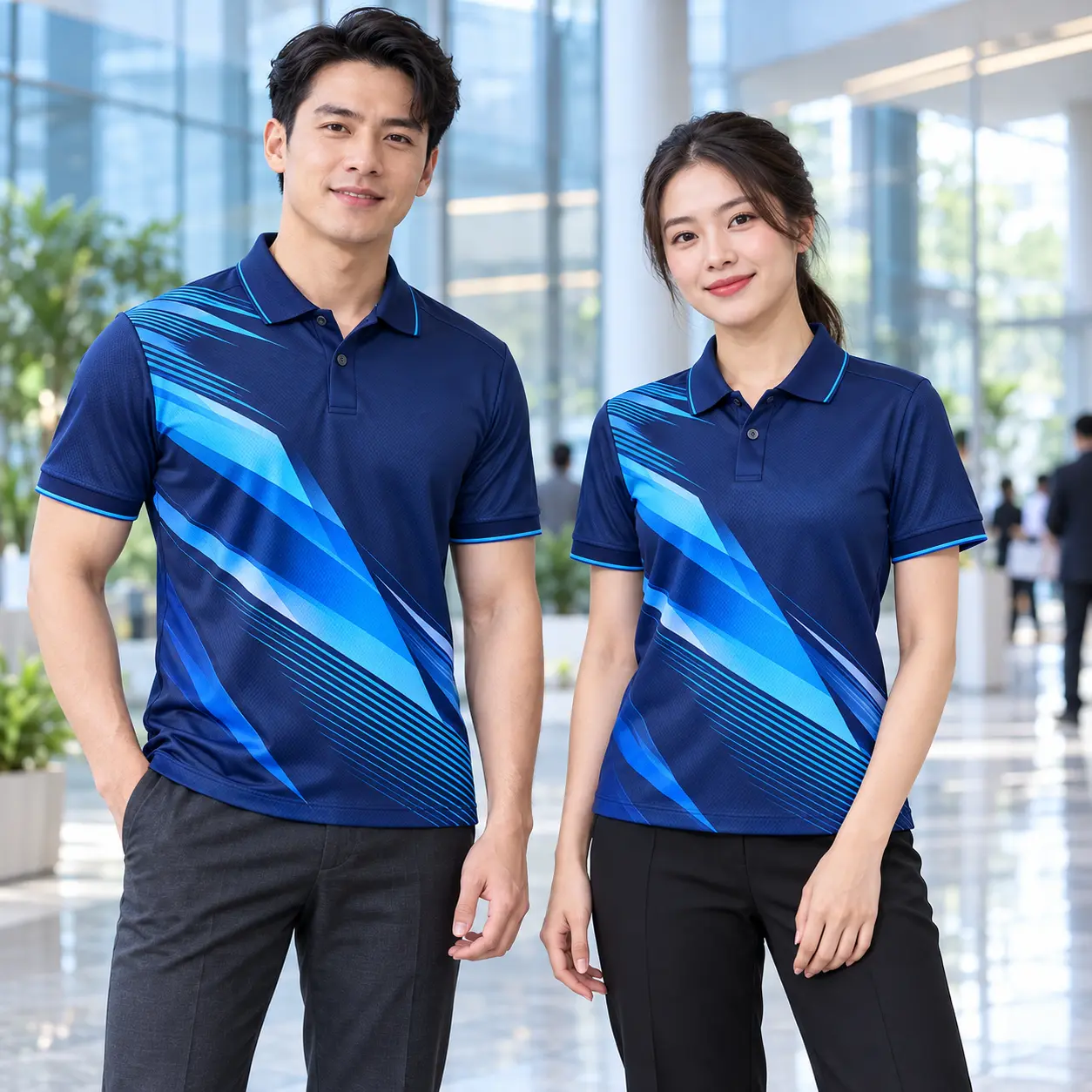 Mẫu áo polo đồng phục in chuyển nhiệt Dynamic Blue navy cyan - ảnh đại diện Mẫu áo polo đồng phục in chuyển nhiệt Dynamic Blue navy cyan - ảnh đại diện