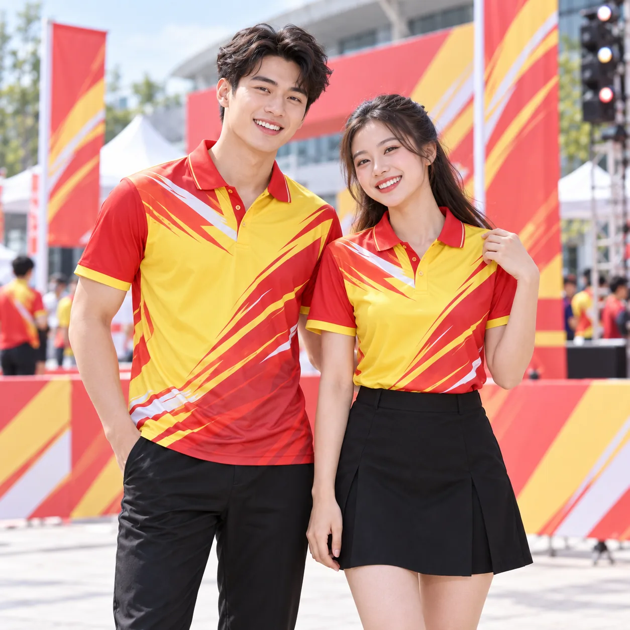 Mẫu áo polo sự kiện in chuyển nhiệt Event Redline - ảnh đại diện Mẫu áo polo sự kiện in chuyển nhiệt Event Redline - ảnh đại diện