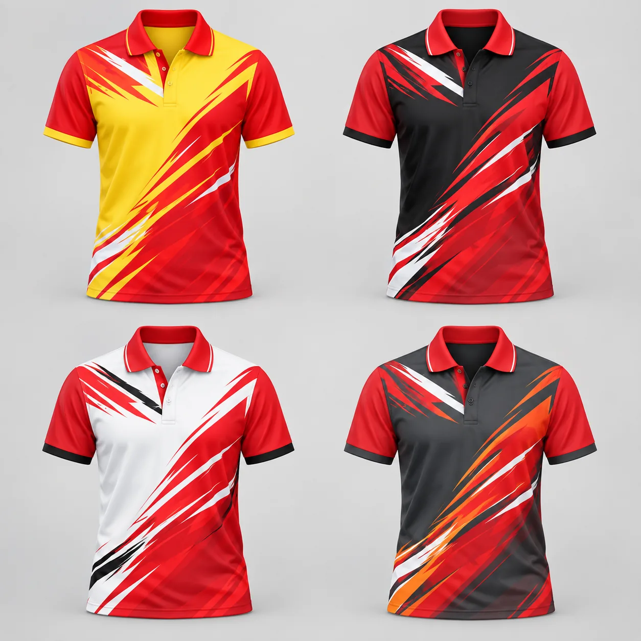 Mẫu áo polo sự kiện in chuyển nhiệt Event Redline - các màu sản phẩm Mẫu áo polo sự kiện in chuyển nhiệt Event Redline - các màu sản phẩm