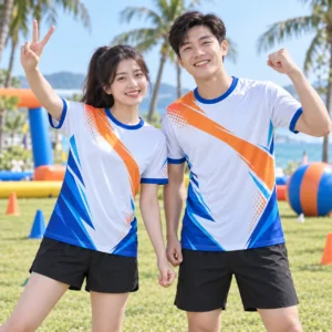Mẫu áo team building in chuyển nhiệt Team Energy cam xanh - ảnh đại diện