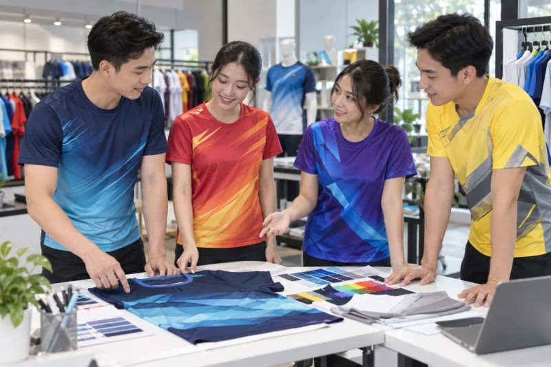 Mẫu áo thun đồng phục in chuyển nhiệt đẹp