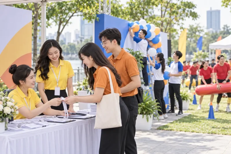 Mẫu áo thun đồng phục sự kiện và đội nhóm