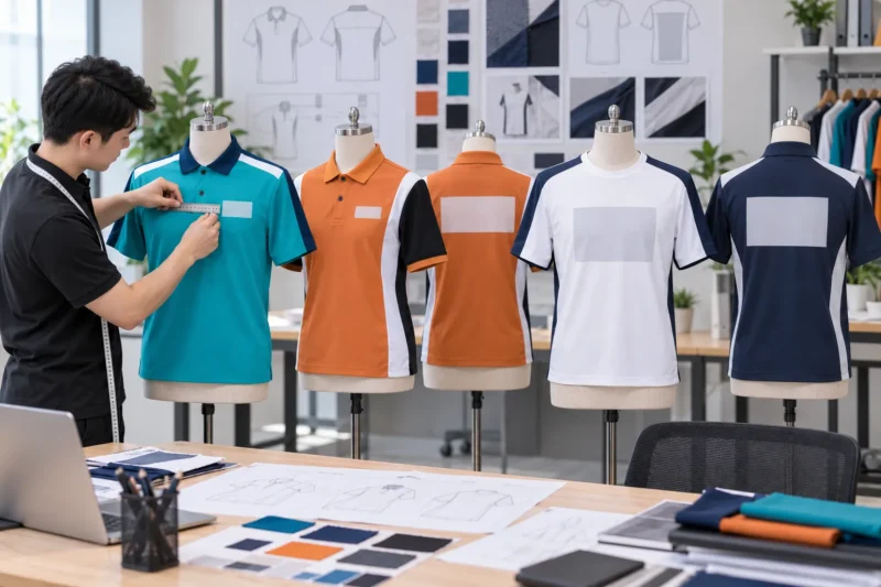Mẫu áo thun in logo và hình nhận diện
