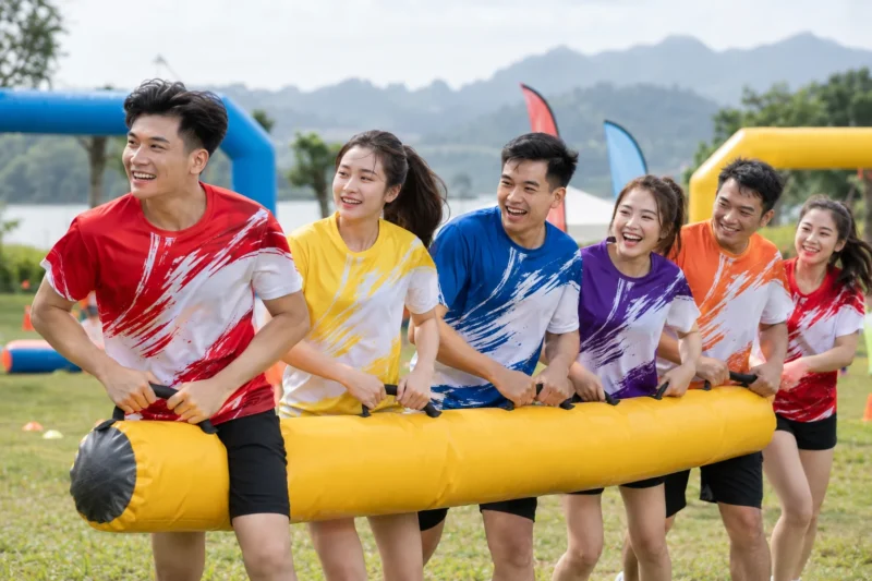 Mẫu áo thun team building in chuyển nhiệt