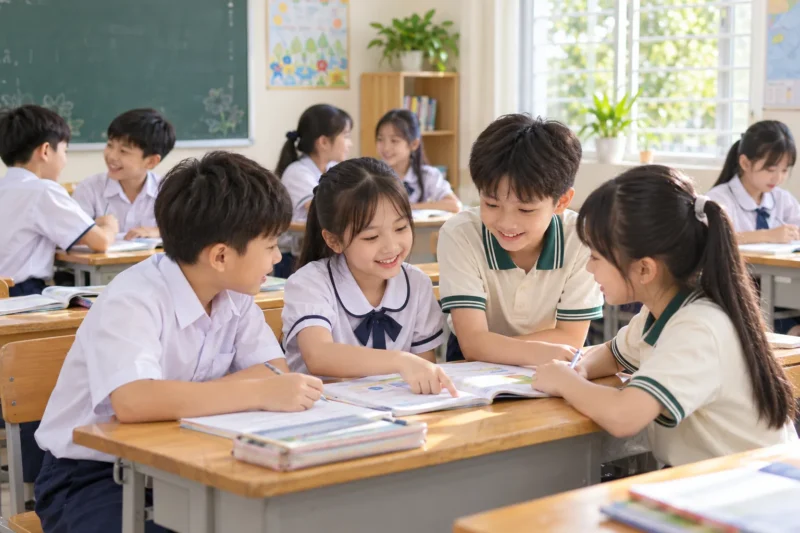 Mẫu đồng phục học sinh tiểu học