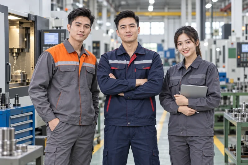 Mẫu đồng phục kỹ thuật dài tay
