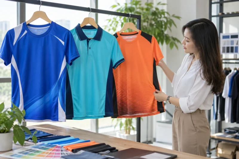 Màu sắc khi in chuyển nhiệt trên áo đồng phục