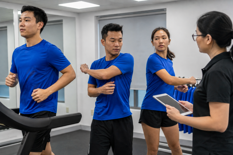 May áo đồng phục chạy bộ