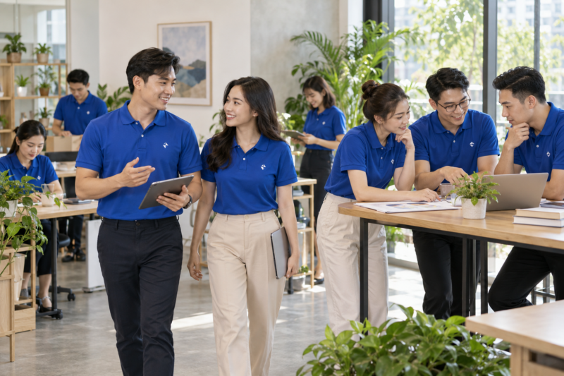 May đồng phục số lượng ít tại Hà Nội