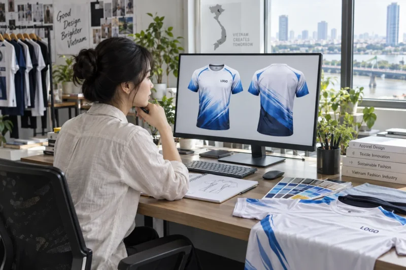 Mockup áo in chuyển nhiệt trước khi sản xuất