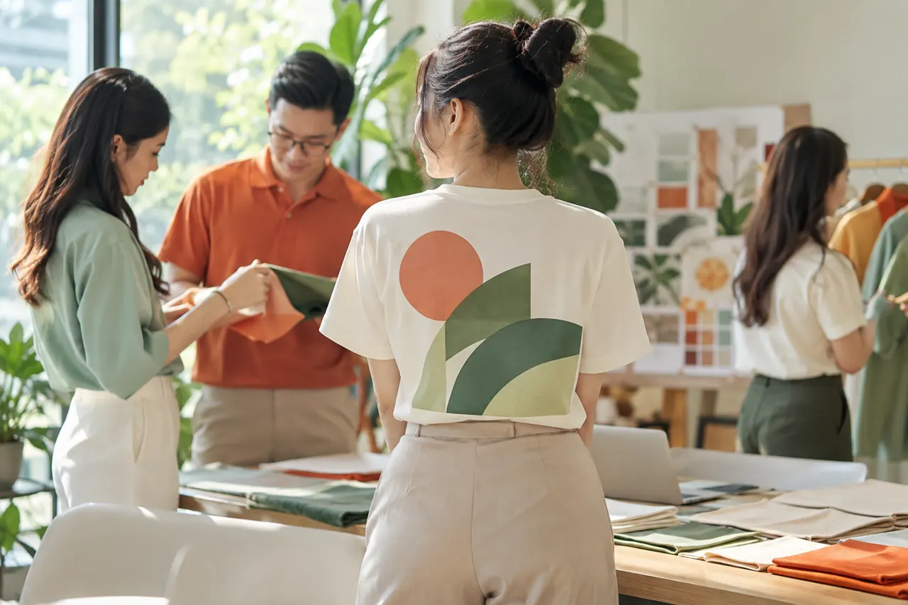 Người mặc áo sự kiện nhìn từ phía sau