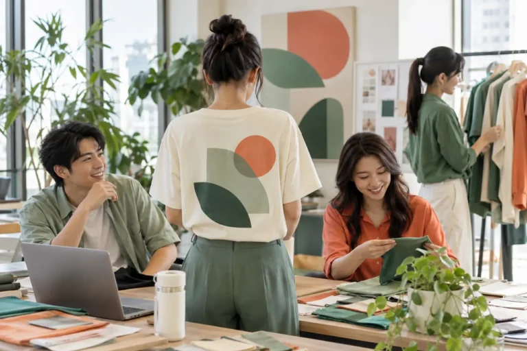 In logo lớn sau lưng áo đồng phục: nhìn rõ chưa chắc mặc thoải mái