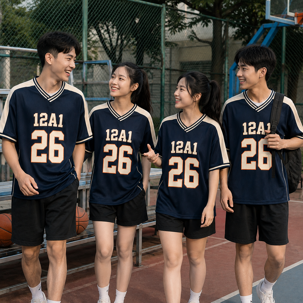 Nhóm mặc Áo lớp Jersey Nhóm mặc Áo lớp Jersey