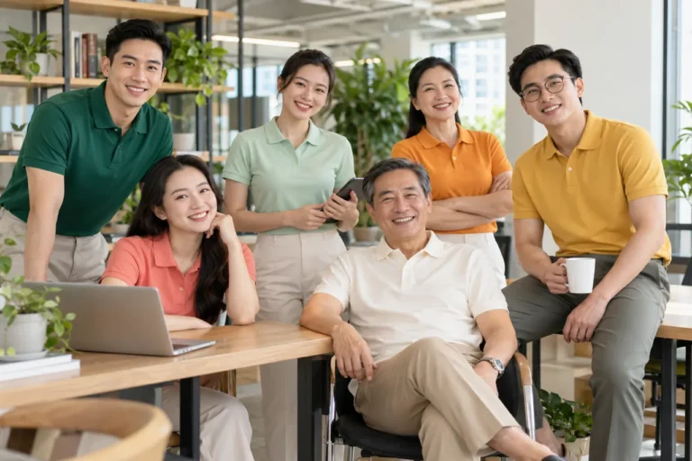 Đồng phục cho nhiều độ tuổi: giữ một đội ngũ thống nhất mà ai cũng muốn mặc