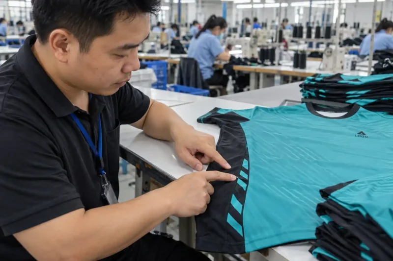 Nối họa tiết giữa thân và tay áo