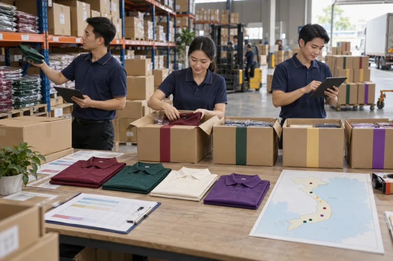 Phân bổ kho đồng phục dự phòng cho nhiều chi nhánh