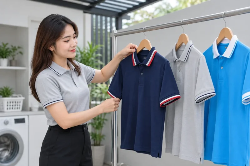 Phơi áo đồng phục đúng cách để hạn chế phai màu, Cách xử lý áo đồng phục bị phai màu