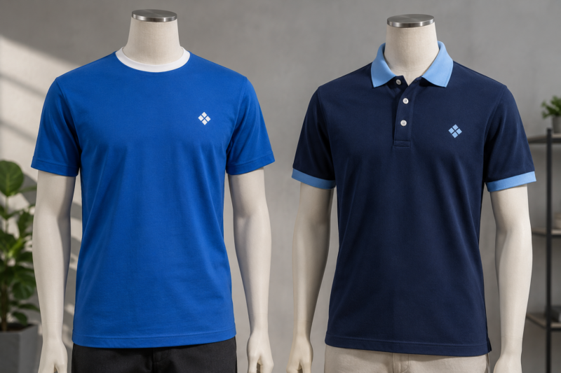 Phối màu áo polo đồng phục