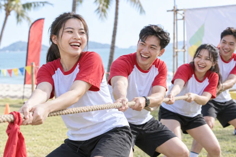 Phối màu áo thun đồng phục tay raglan