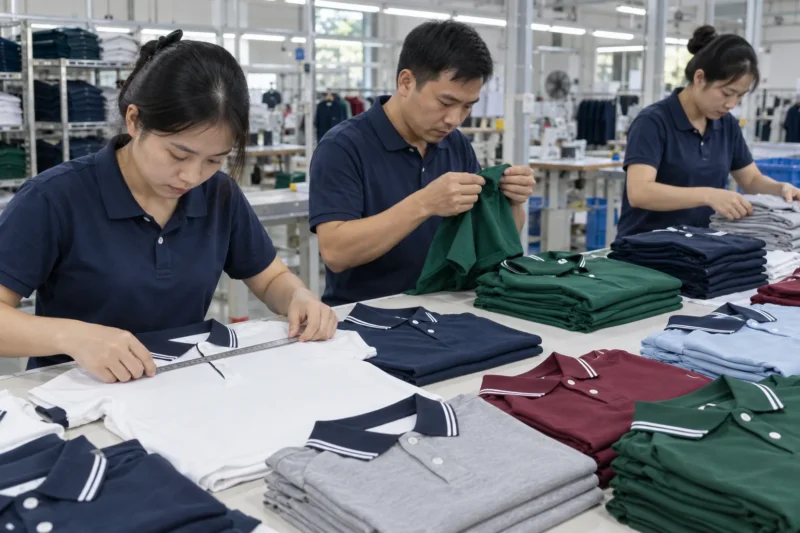 Quy trình in áo polo đồng phục