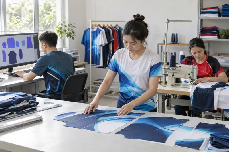 Quy trình làm áo in chuyển nhiệt cho nhóm nhỏ