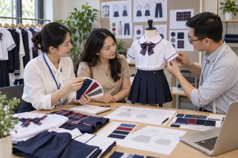 Quy trình thiết kế đồng phục học sinh