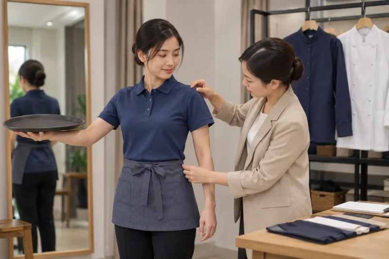 Quy trình thiết kế và may đồng phục nhà hàng