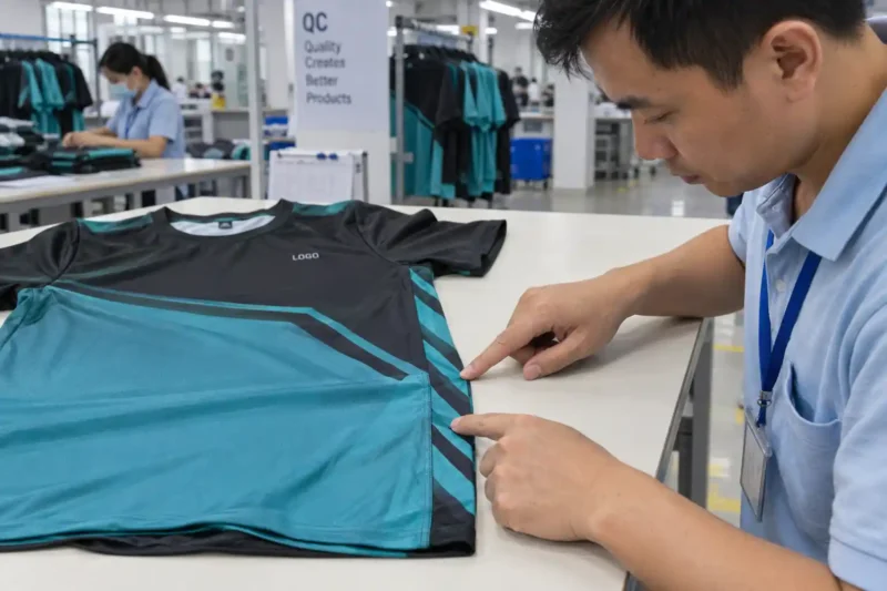 Sai lệch họa tiết khi may áo in chuyển nhiệt