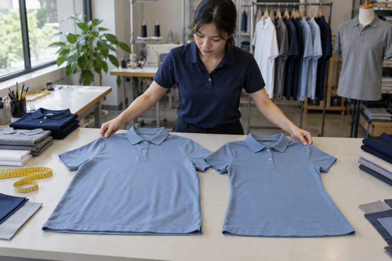 So sánh form áo và size áo đồng phục