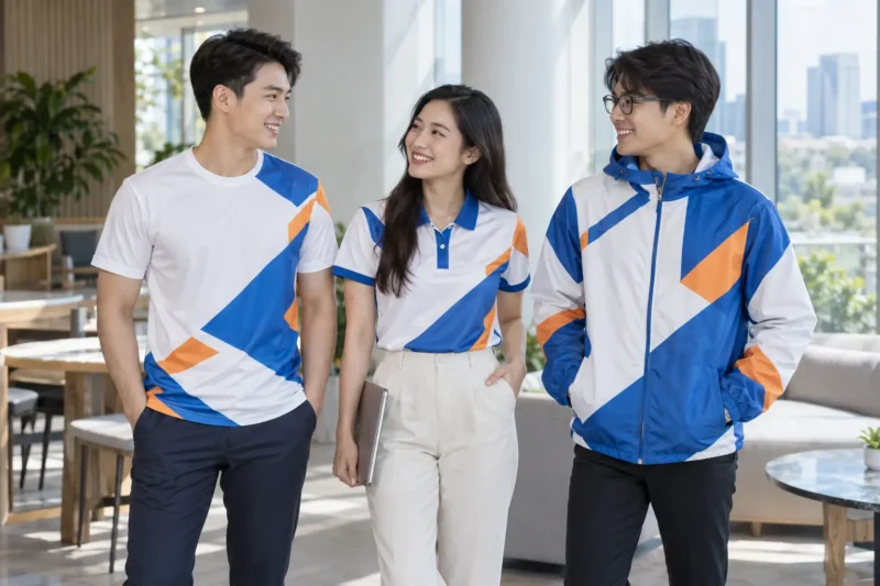 So sánh giá áo thun polo và áo gió in chuyển nhiệt