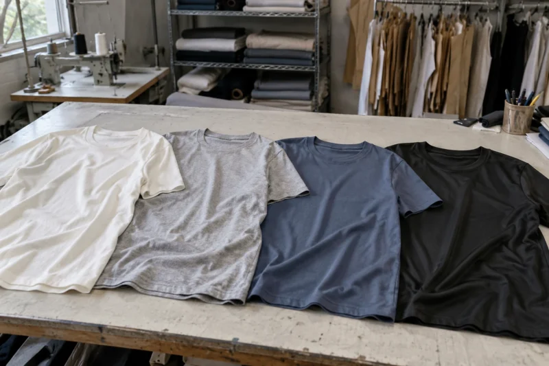 So sánh vải cotton CVC TC poly