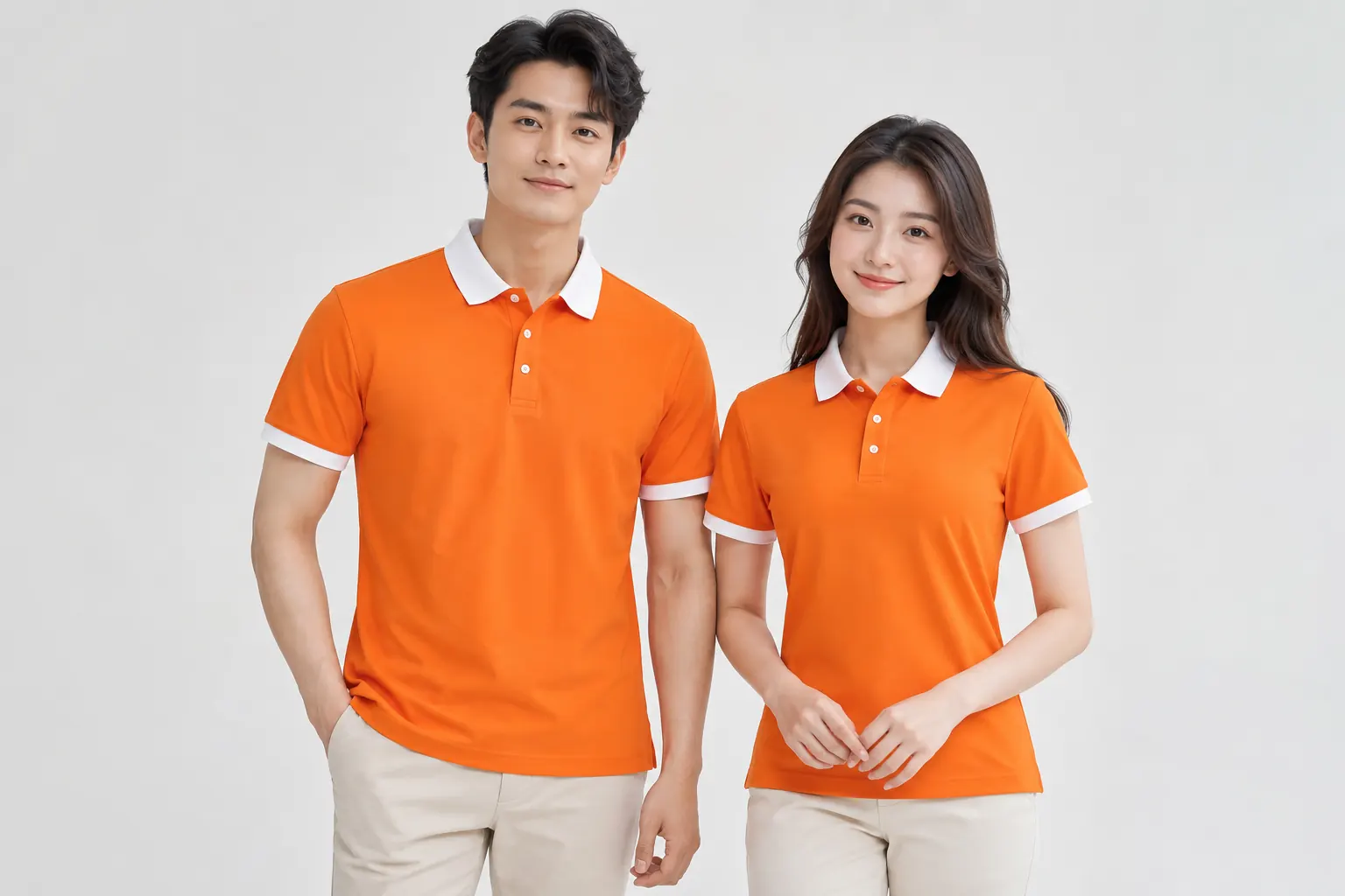 So sánh vai và thân áo polo nam nữ