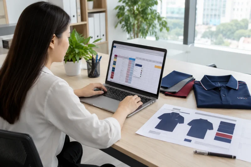 Tạo danh sách chọn size trong file Excel đồng phục