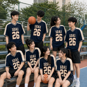Tập thể mặc Áo lớp Jersey