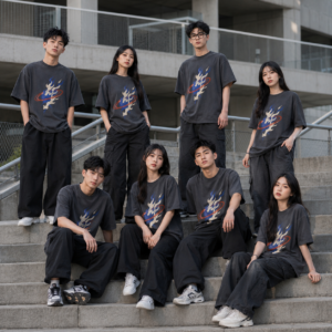 Tập thể mặc Áo lớp Local Brand