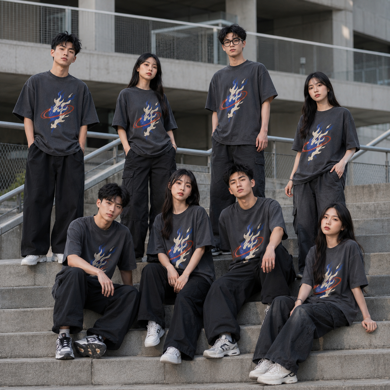Tập thể mặc Áo lớp Local Brand Tập thể mặc Áo lớp Local Brand