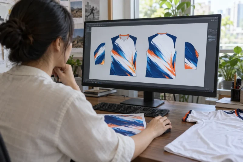 Thiết kế áo Airycool in chuyển nhiệt theo bộ rập
