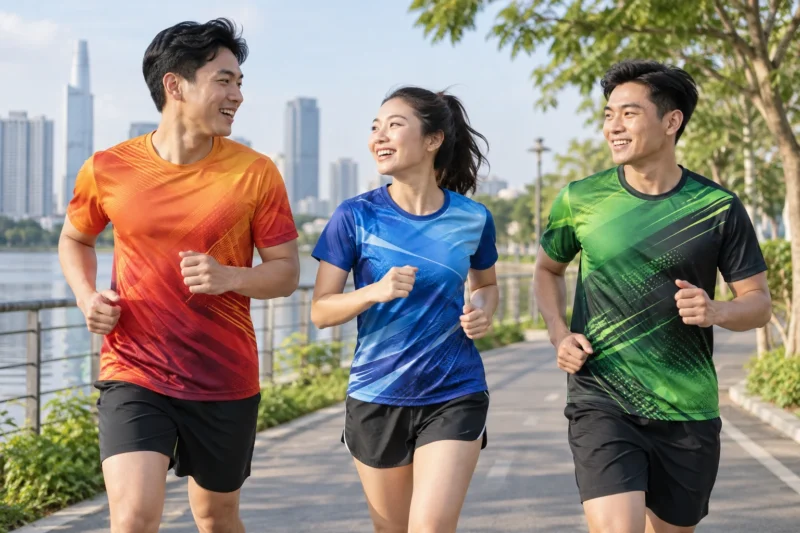 Thiết kế áo thun in chuyển nhiệt full print