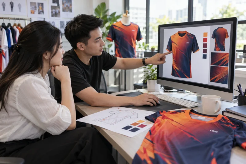 Thiết kế mẫu áo in chuyển nhiệt theo yêu cầu