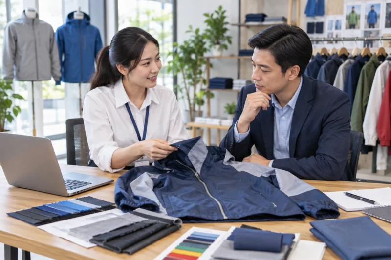 Tiếp nhận yêu cầu may áo khoác gió đồng phục