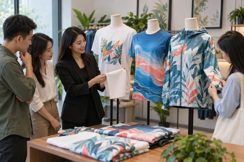 Tình huống lựa chọn in chuyển nhiệt và in DTG