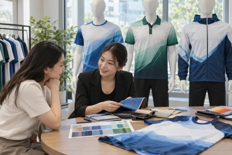 Tư vấn giá áo đồng phục in chuyển nhiệt tại VIE Uniform
