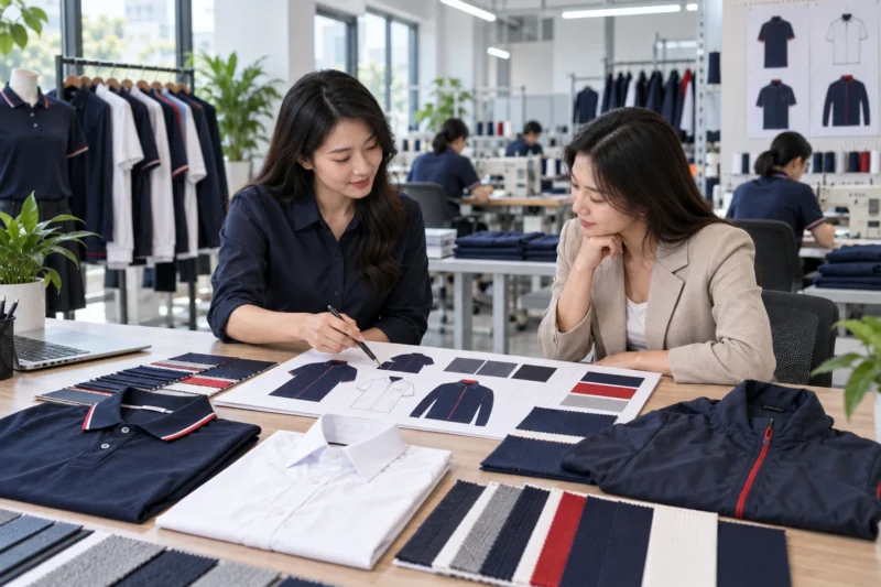 Tư vấn thiết kế bộ đồng phục công ty tại VIE Uniform