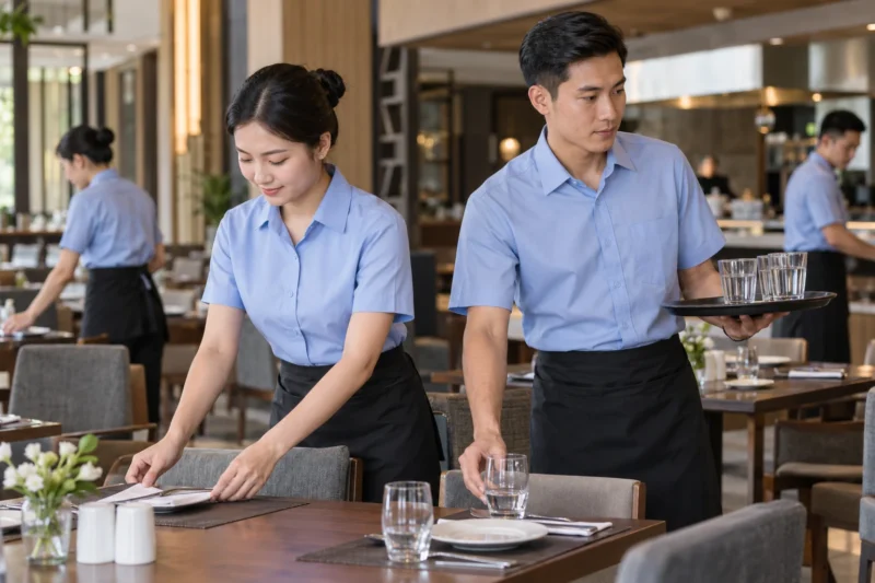 Vải TC may áo đồng phục sử dụng thường xuyên
