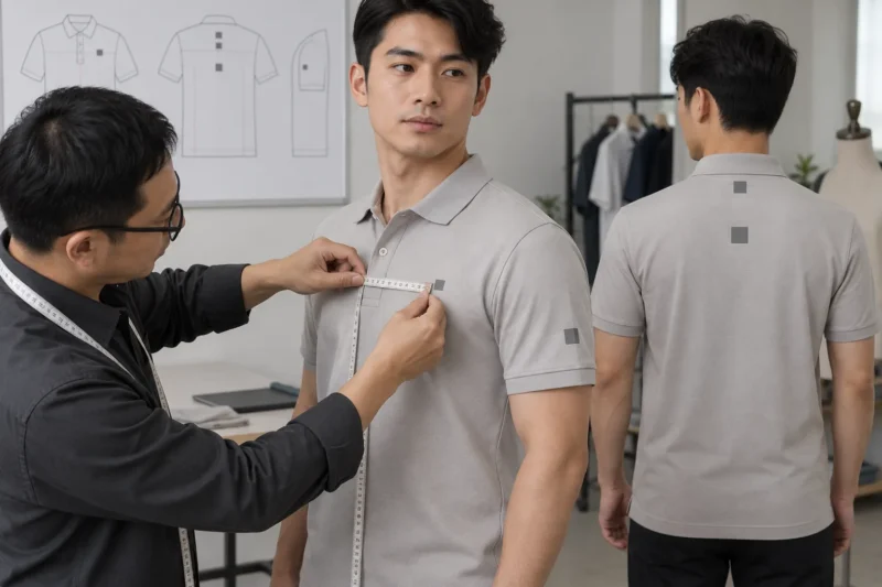 Vị trí in logo áo polo